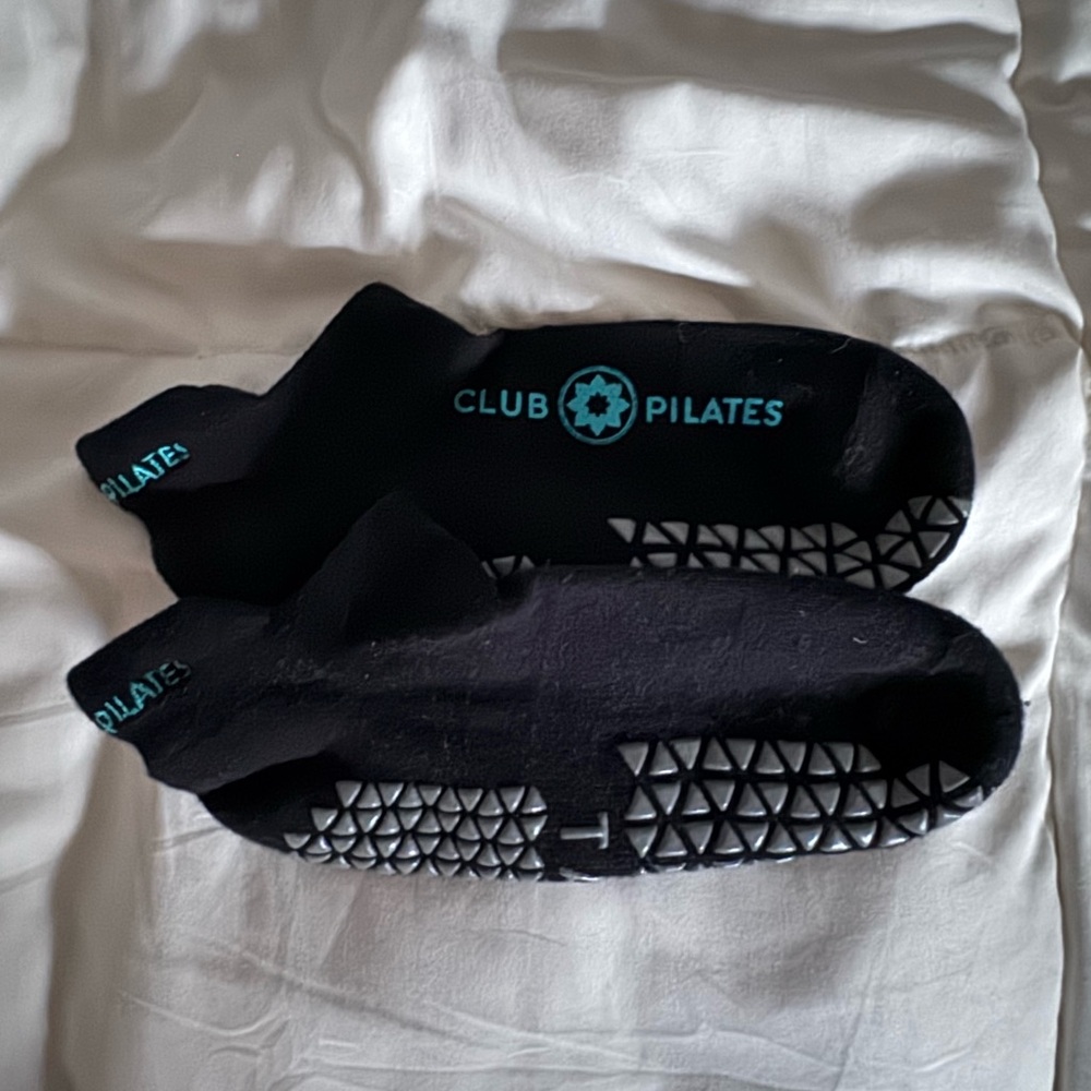 Women’s Club Pilates Black Grip Socks